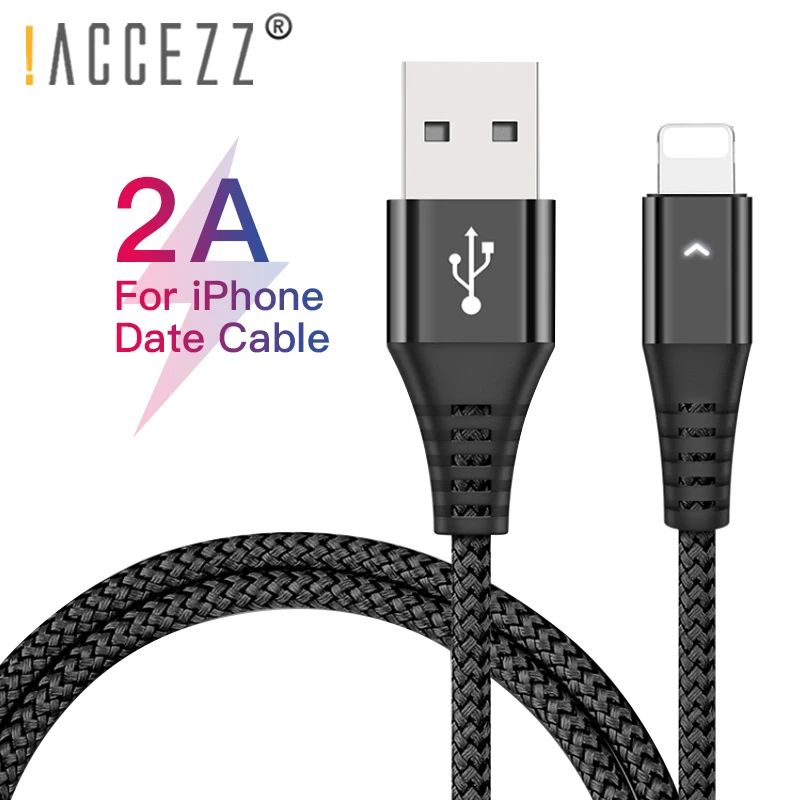 ! Кабель ACCEZZ для зарядки и синхронизации данных 8 контактный USB кабель iphone XS XR X 7 6 6S