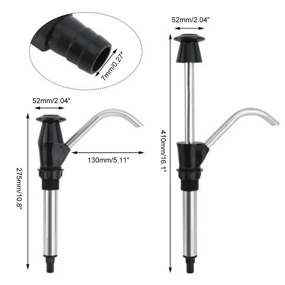 

Contemporary Hand Pum Faucet Motorhome Single Hole Sink Tap Trailers Water