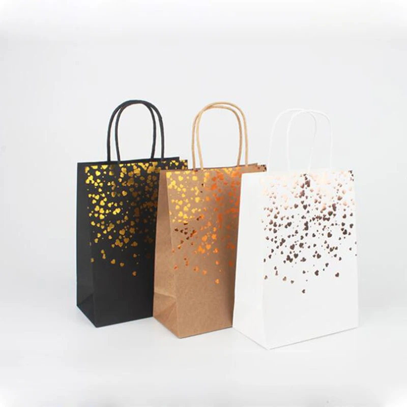 10 шт. крафт Бумага мешок подарка упаковывая небольшой сумка подарок коричневый