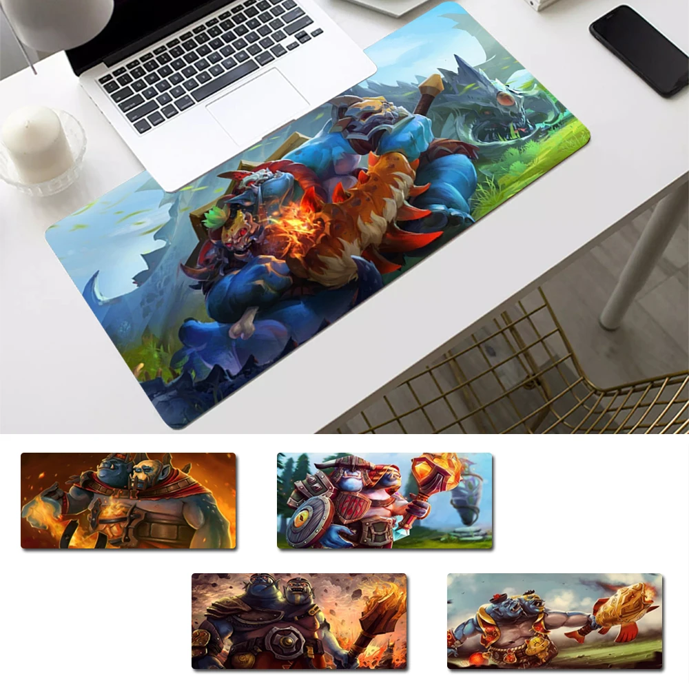 

Vintage Ogre Magi Dota 2 Mouse Pad PC Laptop Gamer Mousepad Anime Antislip Mat Keyboard Desk Mat For Overwatch/CS GO