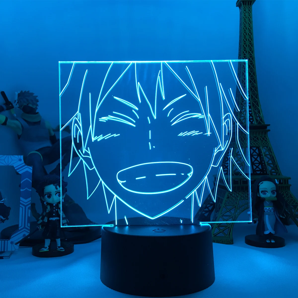 Аниме 3D лампа Hinata Shoyo Ночник светильник Haikyuu для спальни Декор ночной Светильник