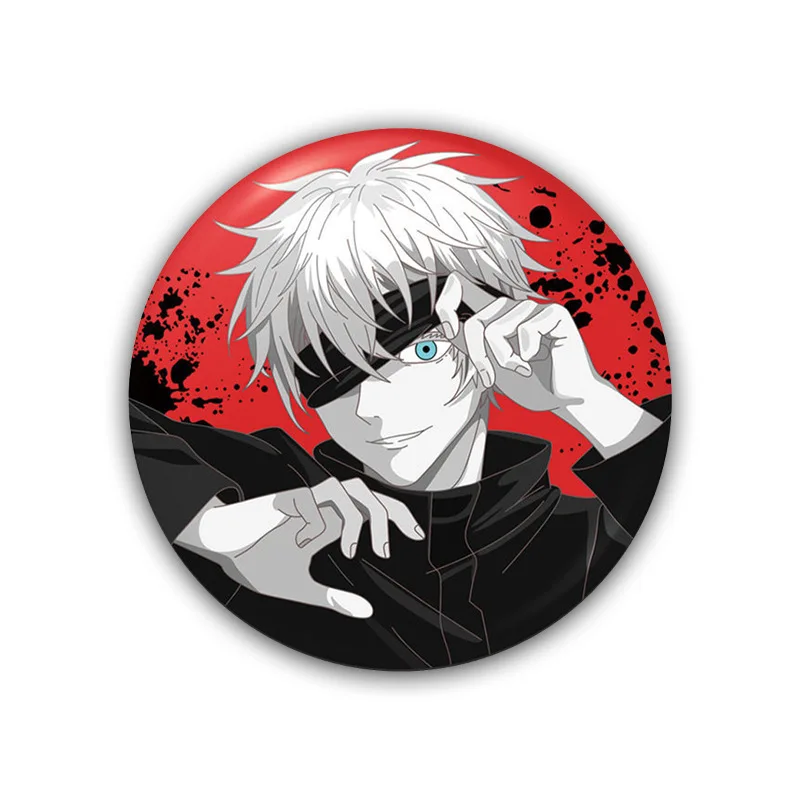 6 шт./лот аниме ююютсу Kaisen значок игрушки Yuji Itadori Fushiguro Gojo Satoru брошь игрушка подарок