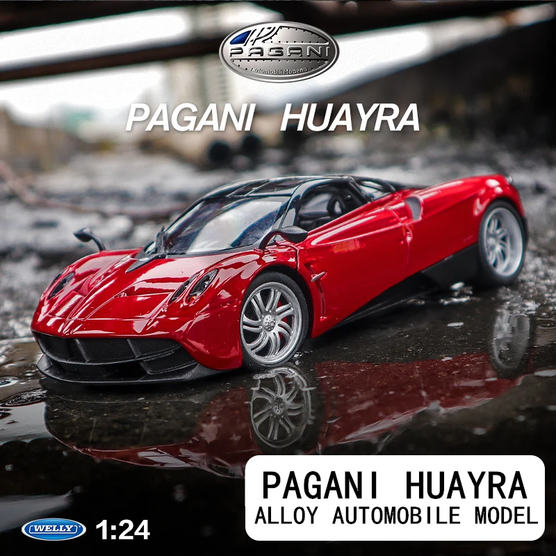 WELLY масштаб 1:24 металлический Литая классическая модель автомобиля Pagani Huayra
