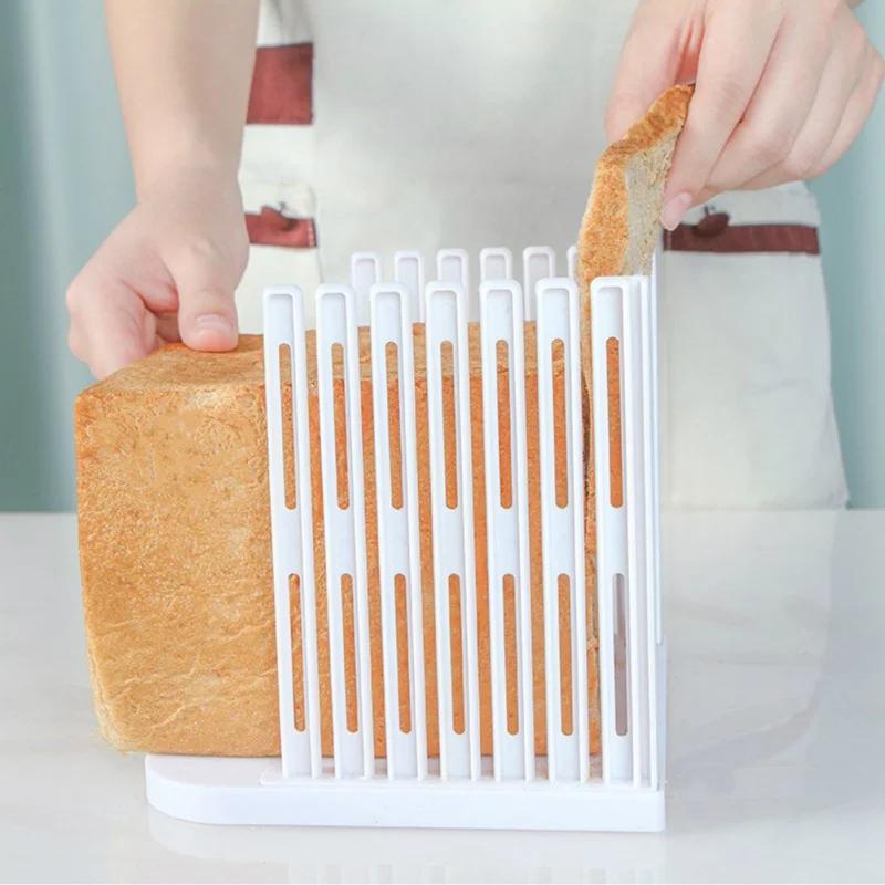HW portable bread cutters Toast Slicer Household Bread Detachable Kitchen DIY cancake quantifier pancake batter dispenser | Дом и сад