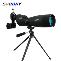 svbony zoom telescope 25 75x70 sv17 spotting scope waterproof bak4 prism fmc straight telescope table tripod adapter f9326