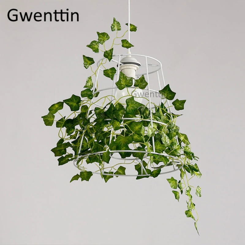 Современный Кофе бар Обеденная лампы завод DIY подвесной светильник с клетка для