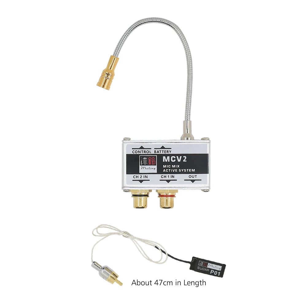 Микрофон MCV2 для акустической гитары + накладная двойная система захвата активный