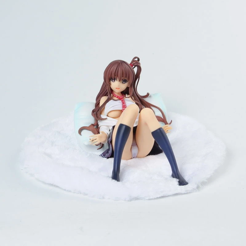 

2021 Hot Sale Sexy Anime Figure Loli Style Japanese School Girl Sitting Girl Model Figures Chassis Decorations Collectibles Gift