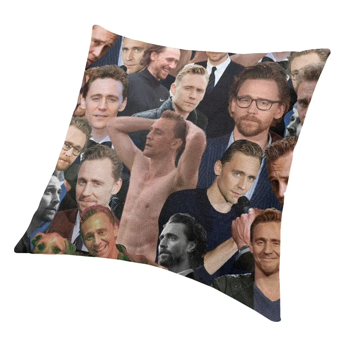 Tom Hiddleston фотоколлаж подушка чехол мягкая искусственная Подарочный квадратный