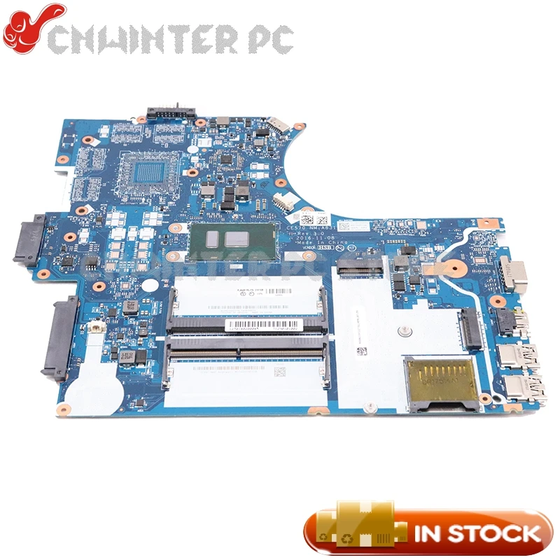 

NOKOTION 01YR709 01EP391 CE570 NM-A831 main board For Lenovo ThinkPad E570 E570C laptop motherboard SR2ZU I5-7200U DDR4