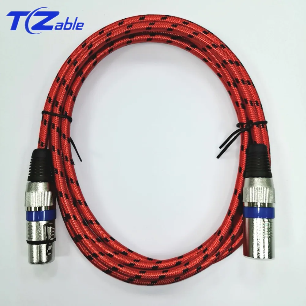 XLR кабель Мужской Женский 3 Pin Cannon разъемом для караоке смеситель усилители
