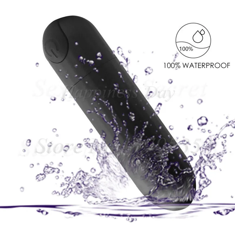 Беспроводной 10 скоростной мощный вибрирующий мини вибратор в форме пули