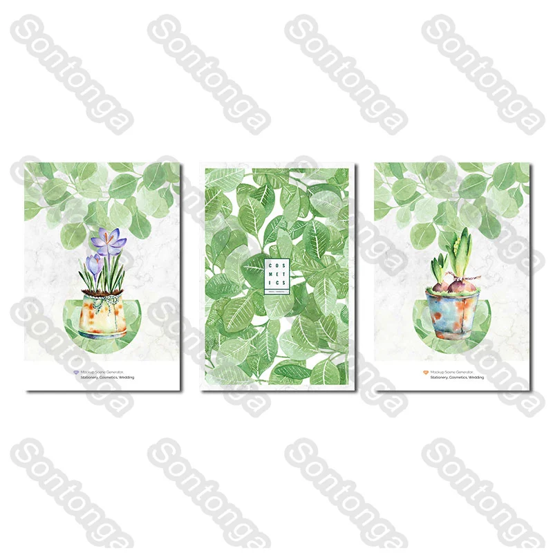 

Plant Vase Decoration Background Wall Wall Sticker Room Bedroom Wall Layout Antique Self-Adhesive Painting