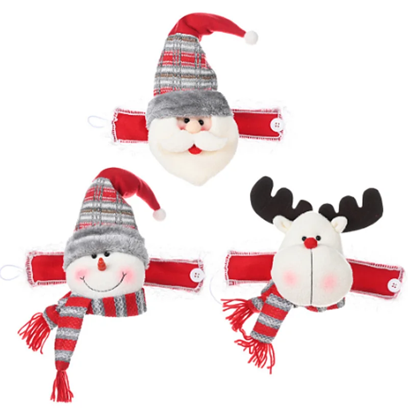 

НОВАЯ РОЖДЕСТВЕНСКАЯ Пряжка для занавесок, декоративные ремни, рождественские украшения, украшение для окна, старый человек + снеговик