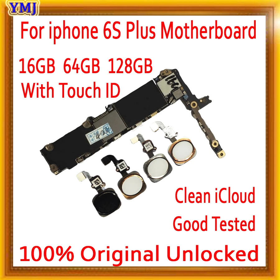 Материнская плата 16 Гб/64 Гб/128 ГБ для iphone 6s plus оригинальная разблокированная