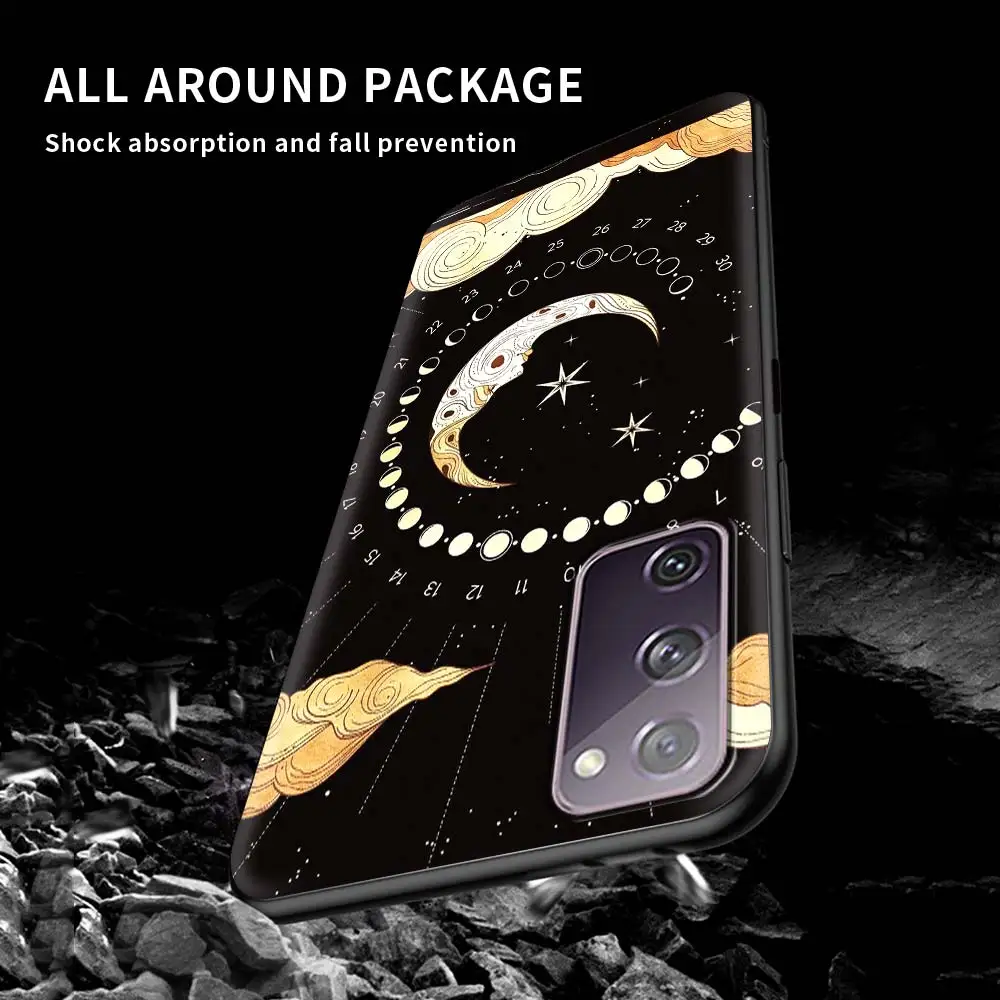 

Moon Totem Silicone Cover for Samsung Galaxy S20 FE S21 S10 S9 Plus S8 Note 20 Ultra 10 Lite 9 8 Soft Phone Case