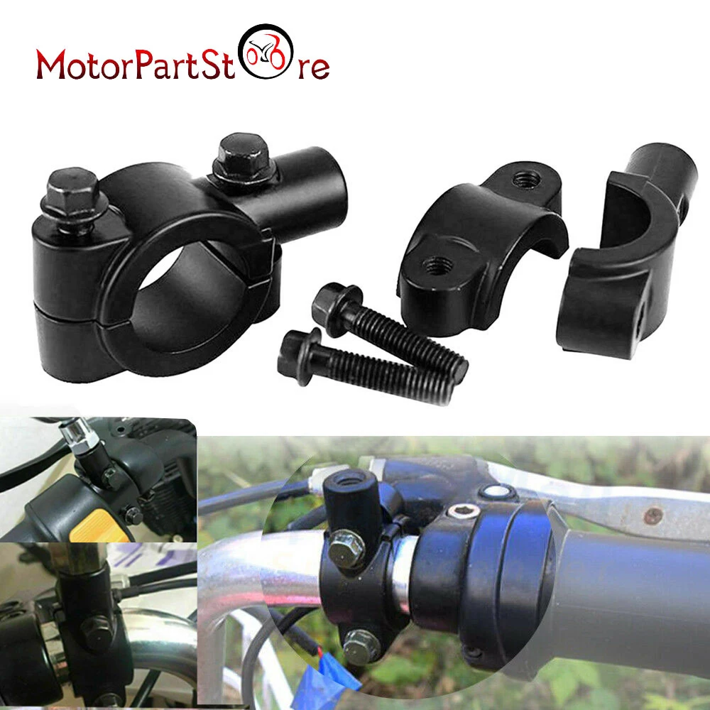 Универсальный алюминиевый зажим на руль мотоцикла 10 мм 7/8 дюйма для Aprilia Ducati Honda