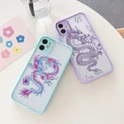 Чехол для Samsung Galaxy A50 A51 A52 A71 A10 A31 A21s A22 A32 A70 A72 Note 20 S20 S21 S9 S8 S10 FE Ultra Plus Dragon, Жесткий Чехол из поликарбоната