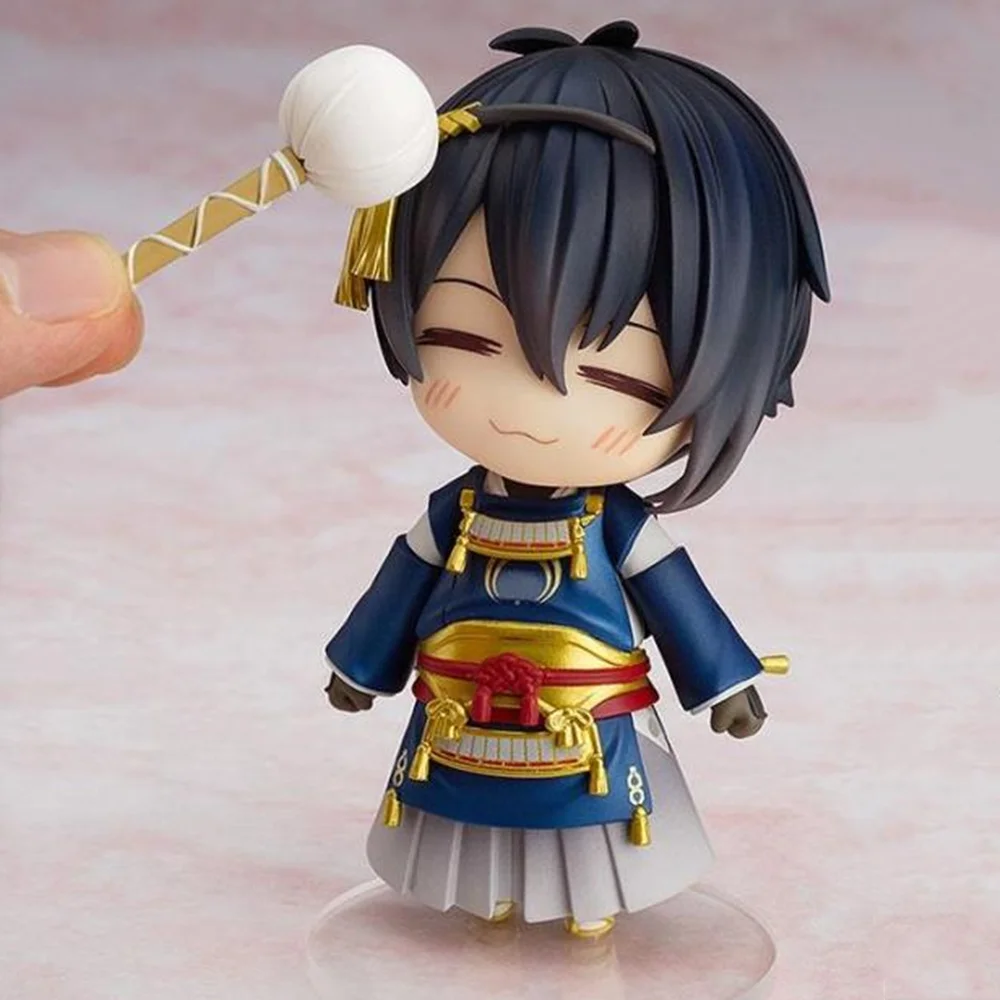 

Anime Touken Ranbu Online Figurine Q Version Mikazuki Munechika 10CM Action Model Toys Gift Children Pet Mini Funky Desktop Pop