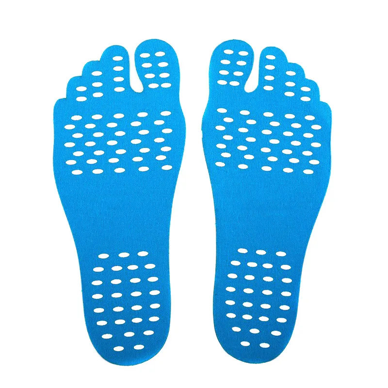 1 Pair Adhesive Foot Pads Feet Sticker Stick On Soles Flexible Anti-slip Beach Protection OA66 |