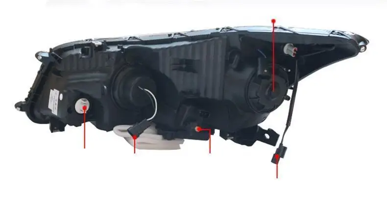 Наружные Drl Luces Assessoires Neblineros Led Para Авто Cob дневные ходовые фары автомобильные фары в сборе 08 для Honda Accord