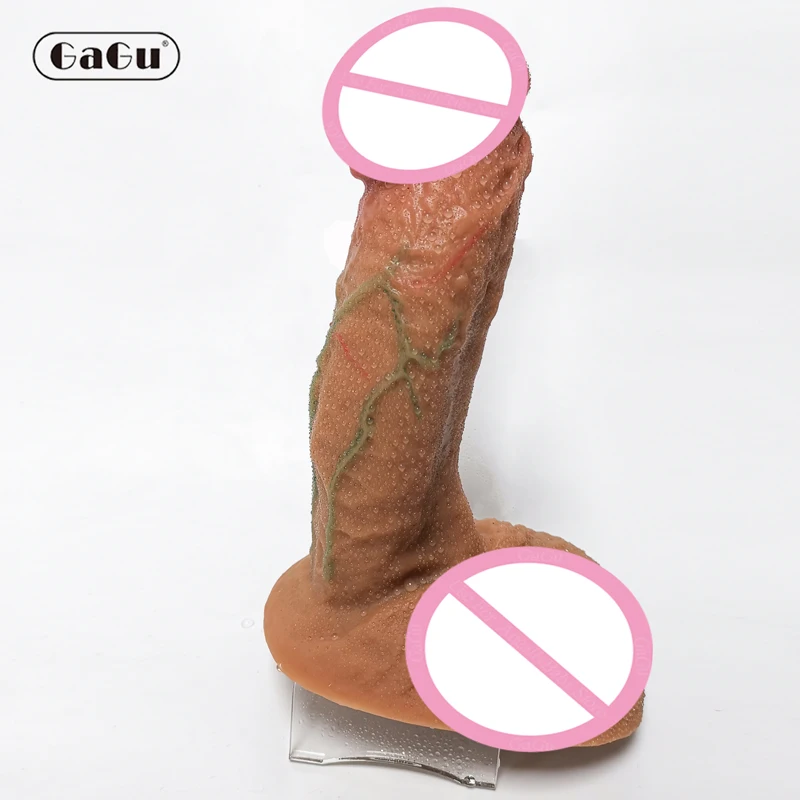 Супер реалистичный фаллоимитатор GaGu мягкий силиконовый пенис огромные конские