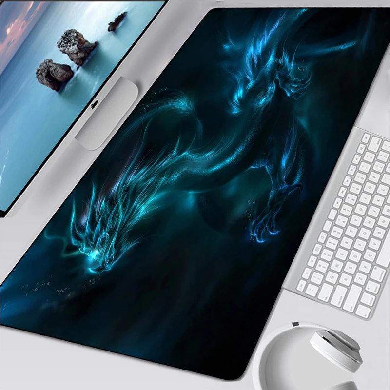 

Large 90x40cm Office Mouse Pad Mat Mouse pad gamer Keyboard mouse pad Compute Anime Desk mat laptop lock edge desk mouse pad mat