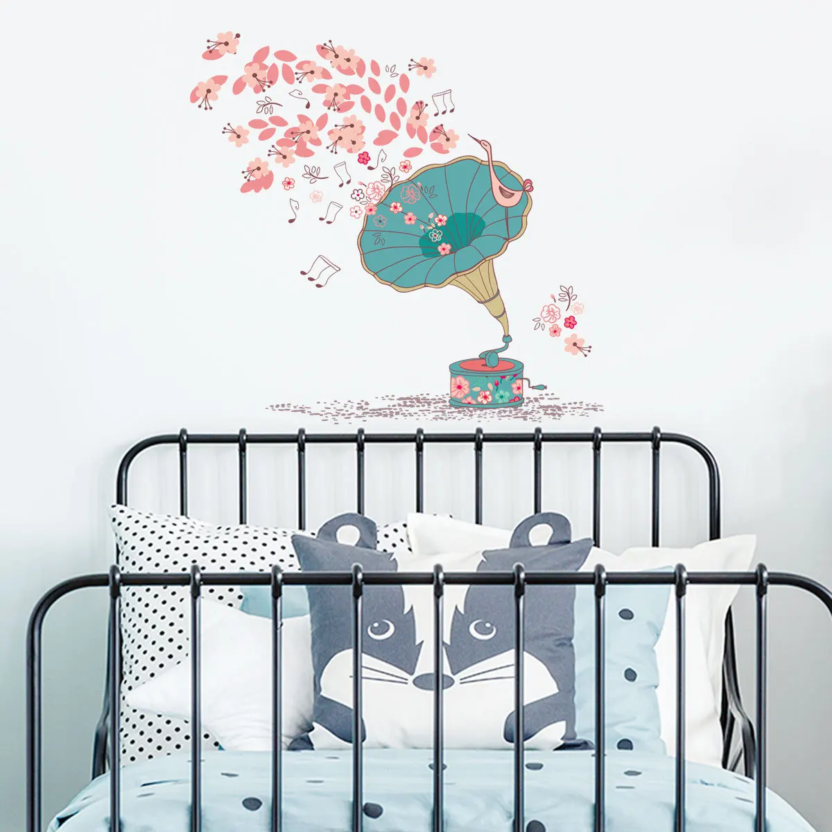 Настенная Наклейка для детской комнаты украшение мультяшный фон бумажный цветок