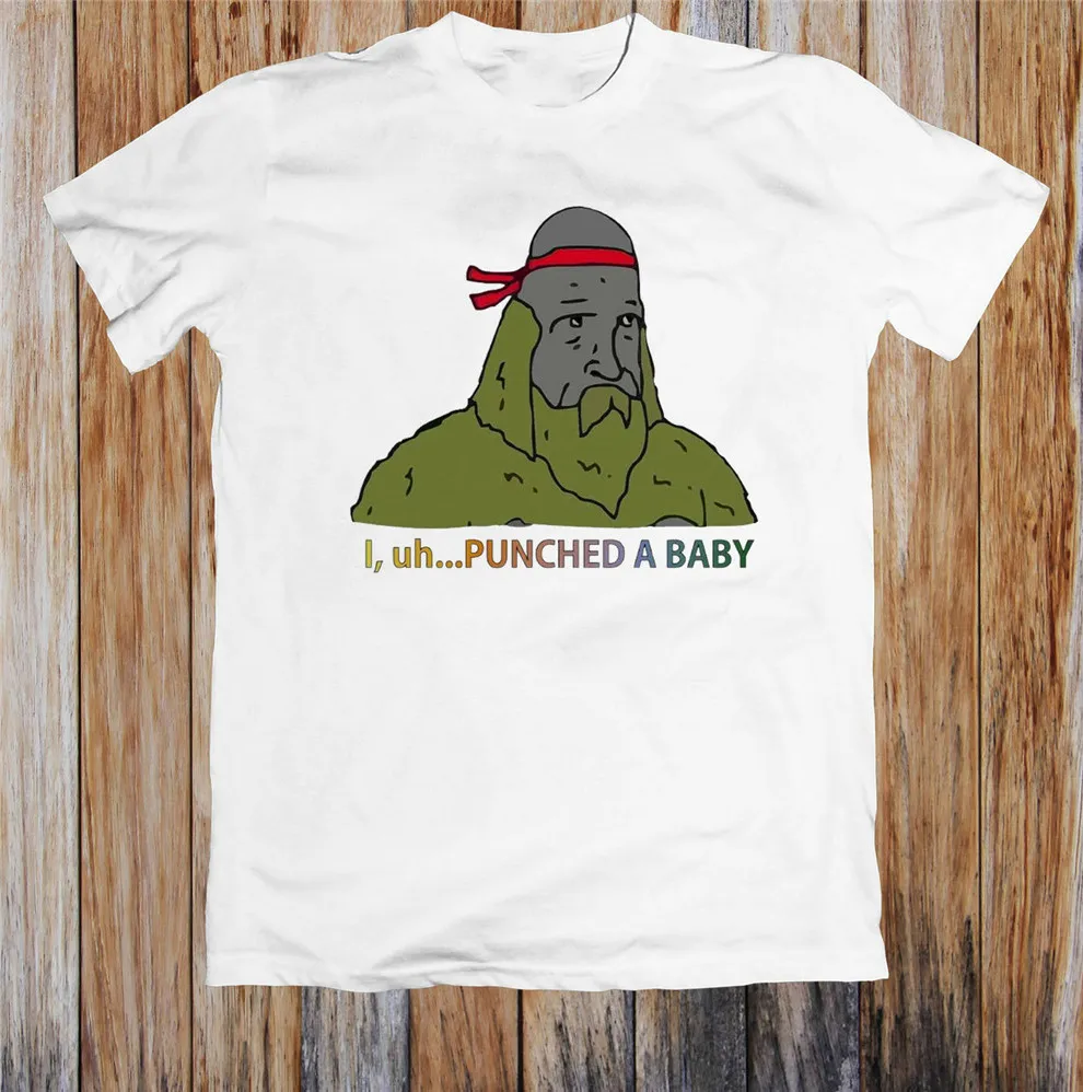 

Sasquatch The Big Lez Show I Punched A Baby Unisex T Shirt Slim Fit Tee Shirt