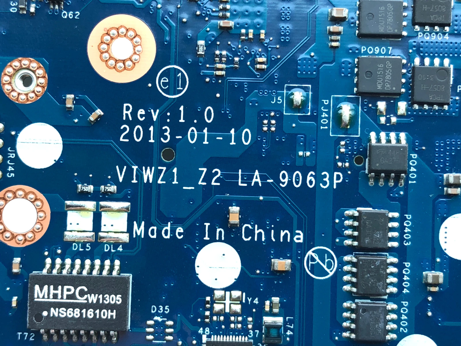 Высокое качество FRU: 90002546 для материнской платы ноутбука Lenovo Ideapad Z500 VIWZ1 LA 9063P N14P GV2 B
