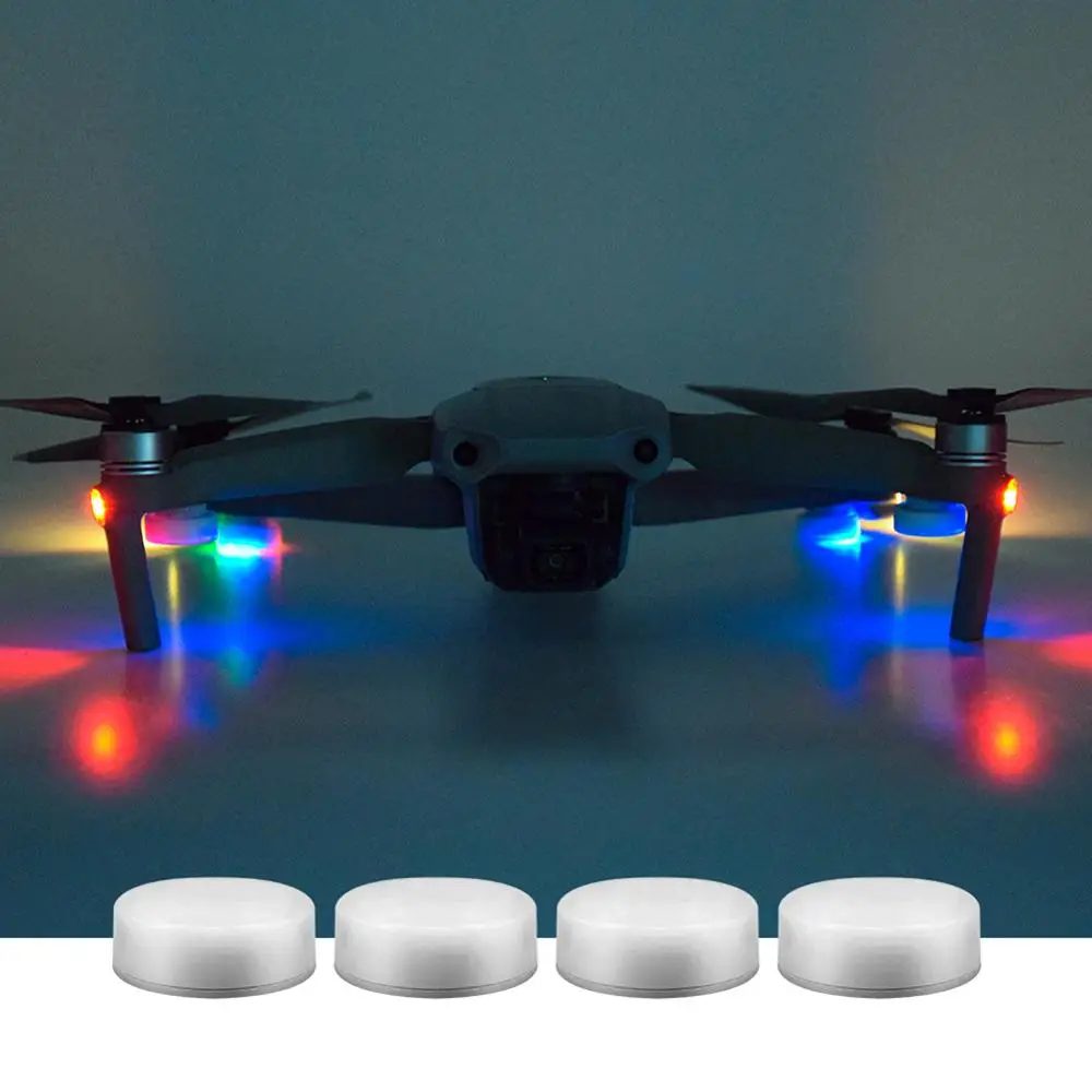

4 шт., светодиодные лампы-вспышки для DJI Mavic Air 2 Mini Pro 2 Spark Phantom 3/4
