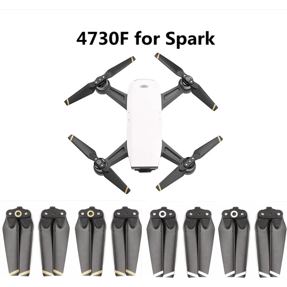 

4pcs 4730F Propeller for DJI Spark Drones Folding Props Replacement Blades Spare Parts Accessory CW CCW Quick Release Wing