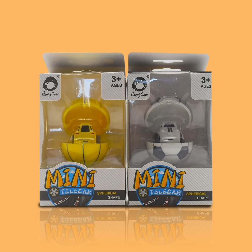 Мини RC автомобиль дистанционного управления микро гонки в форме мяча коробка