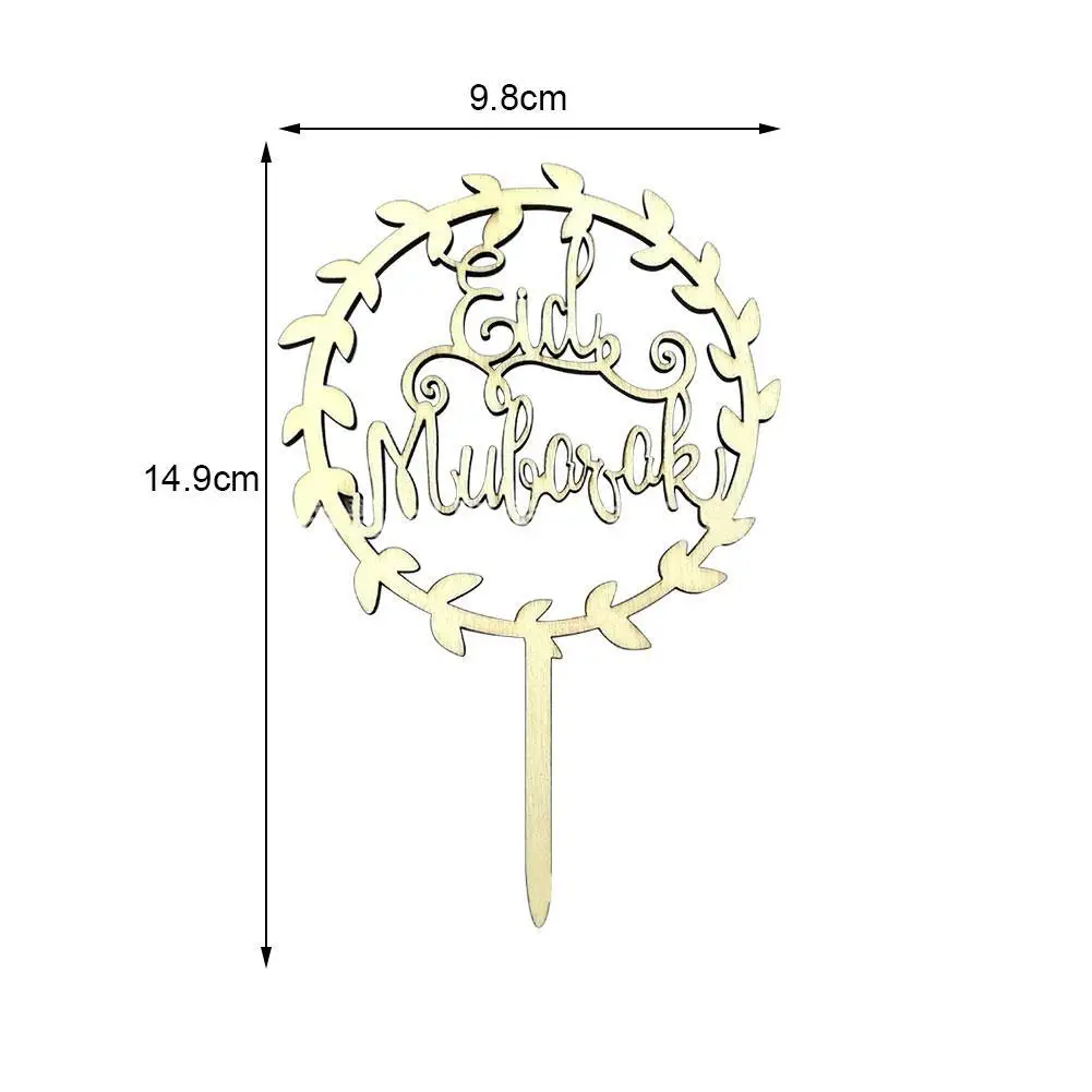 

Eid Mubarak Cake Toppers Gold Silver Cut Cake Topper Wedding Birthday Party Ramadan Decor Cupcake Topper Muslim Baking Dec