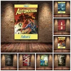 Настенный плакат Fallout 3 4 с играми, художественный холщовый постер и печать, декоративная картина для спальни, наклейки на стену с сердечником