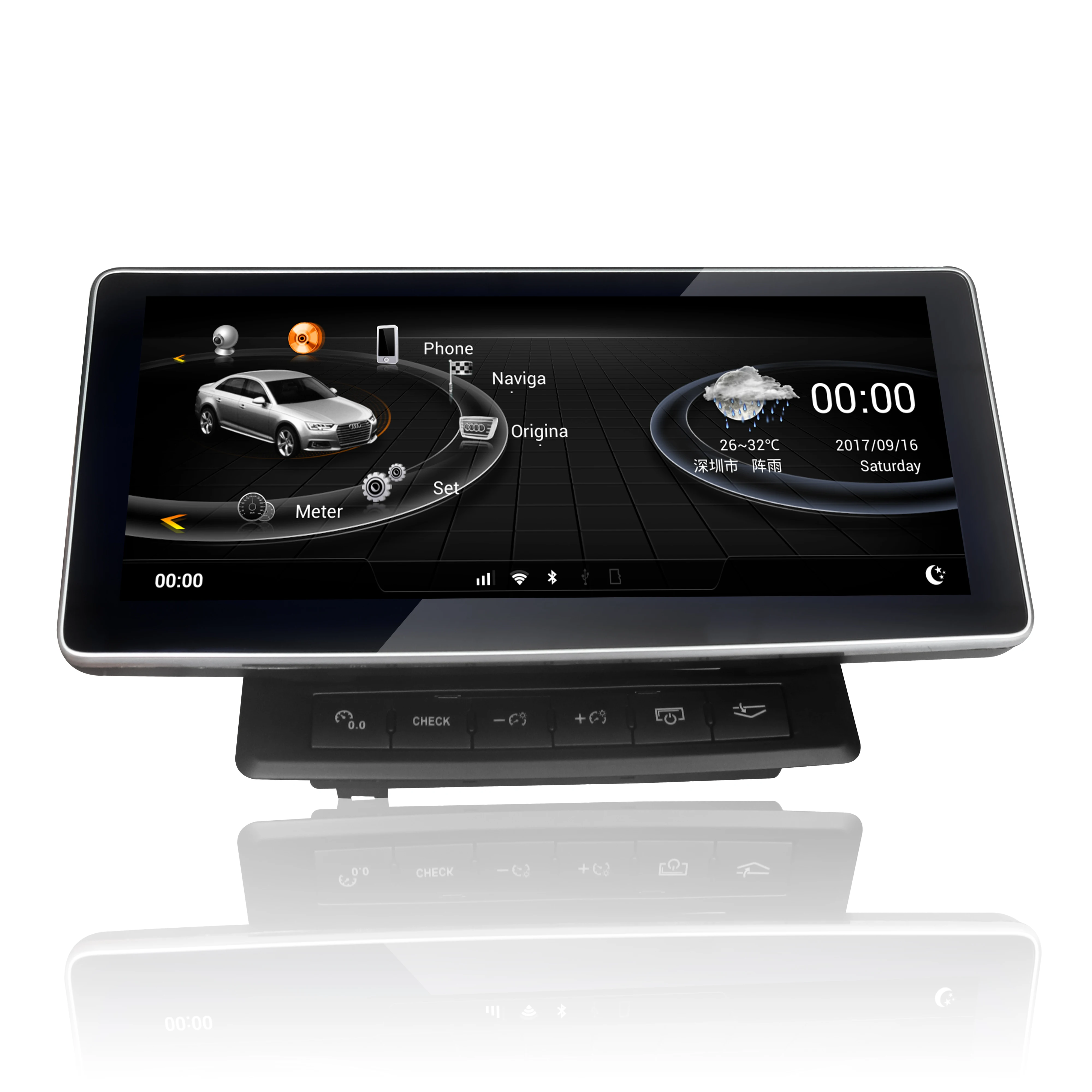 10 25 &quot4G + 64G Android жесткий экран для Audi A6L 2010 2012 с wifi gps навигация радио стерео