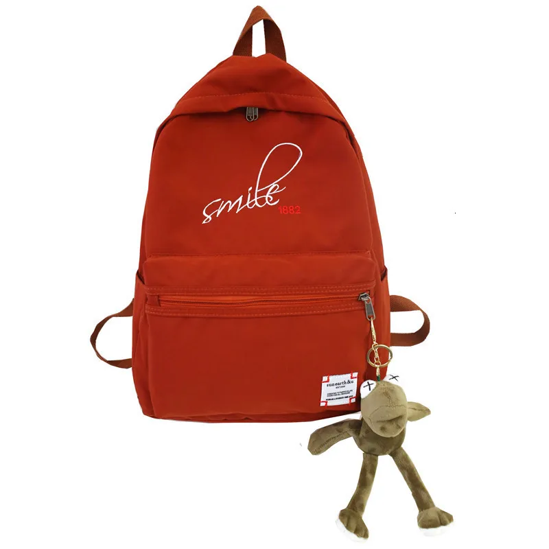 Женский рюкзак с изысканной вышивкой водонепроницаемый нейлоновый лягушкой для