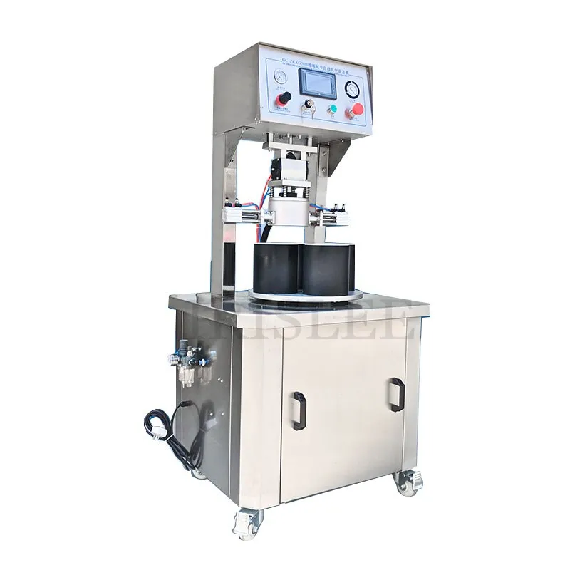 Полуавтоматическая вакуумная упаковочная машина для стеклянных бутылок с