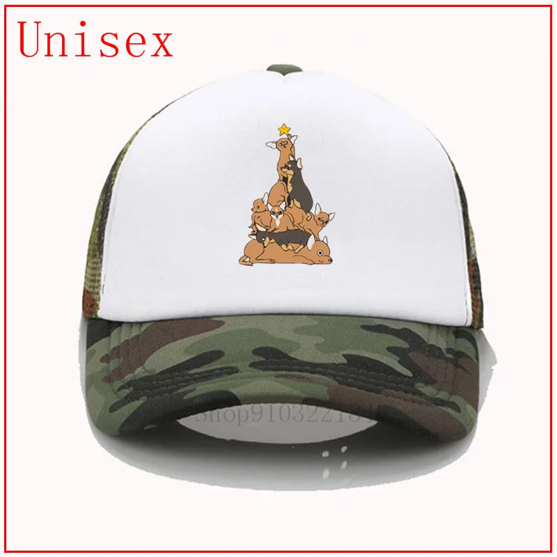 Бейсболка с рождественской елкой чихуахуа регулируемая бейсболка для папы