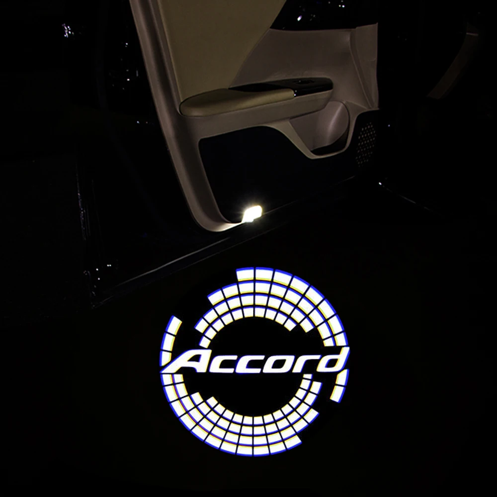 

2 шт. соответствует логотипу Honda Accord Odyssey CR-Z Spirior Elysion Crosstour, декоративное освещение для автомобиля