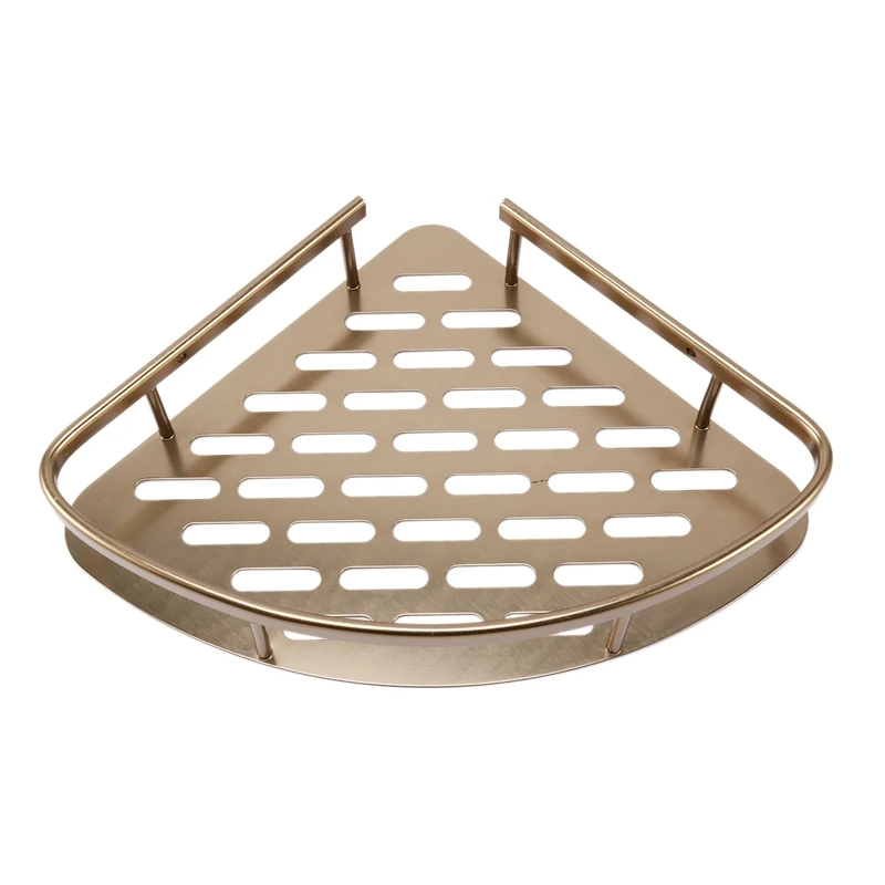 Угловые настенные двойные аксессуары для ванной комнаты полка большая корзина