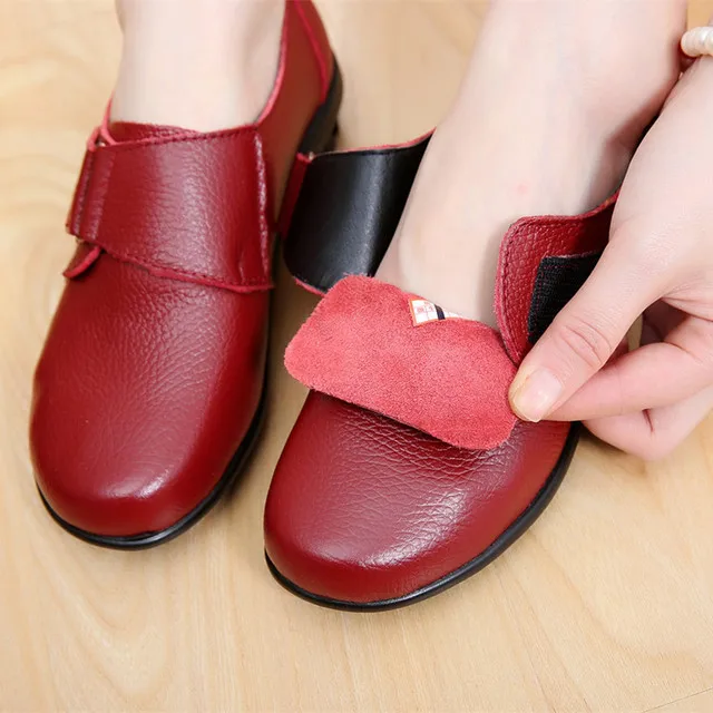 Женская обувь из натуральной кожи на плоской подошве Удобные весенне осенние