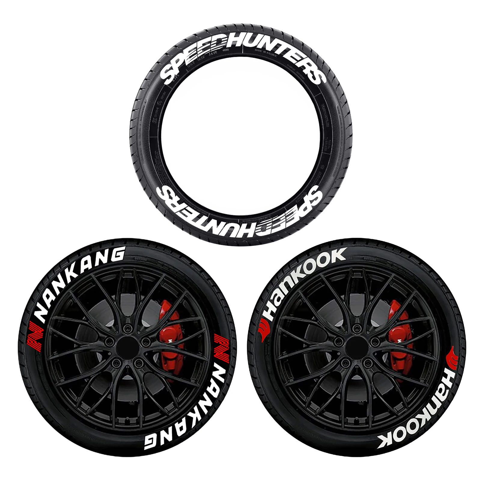 Набор наклеек в виде букв скоростных охотников 8 шт|Наклейки на автомобиль| |