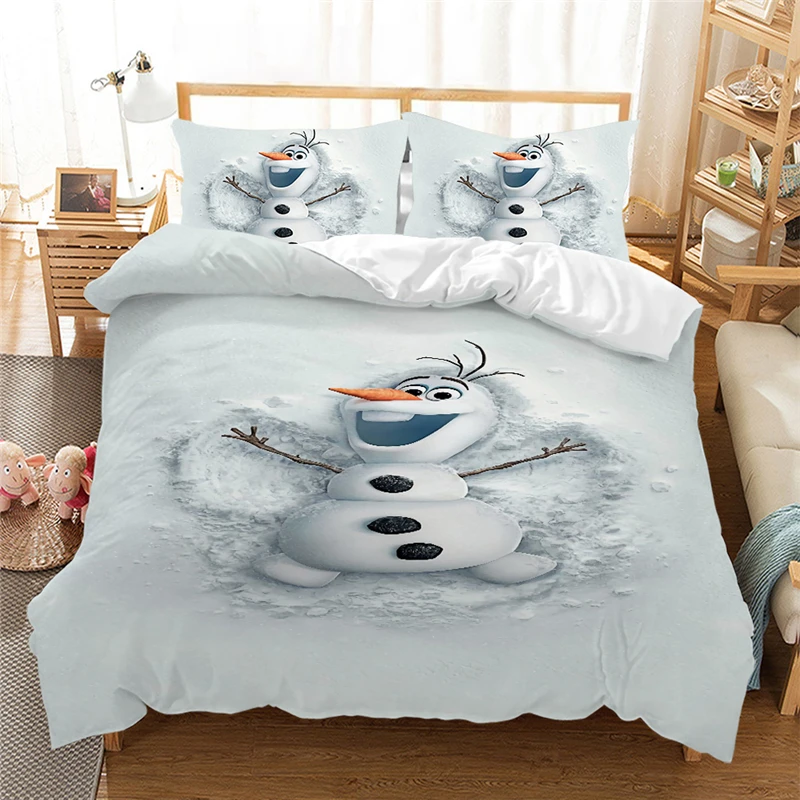 Комплект постельного белья Anna Elsa Frozen 2 Queen King Size комплект для девочек пододеяльник