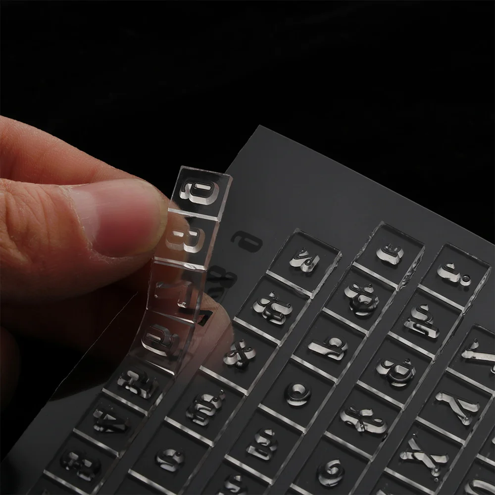 1 шт. прозрачный штамп с английским алфавитом украшение для альбома сделай сам