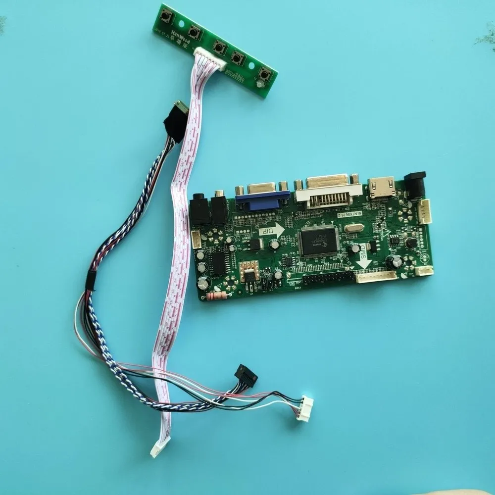 

Kit for B101EVN02.1/B101EVN02.0 Screen panel LCD LED monitor HDMI+DVI+VGA 1280x800 M.NT68676 Controller Board 40pin Display