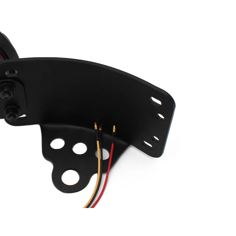 

Side Mount License Number Plate Holder Bracket For Softail Custom Motorcycle 3/4" Hole For Harley Cruiser