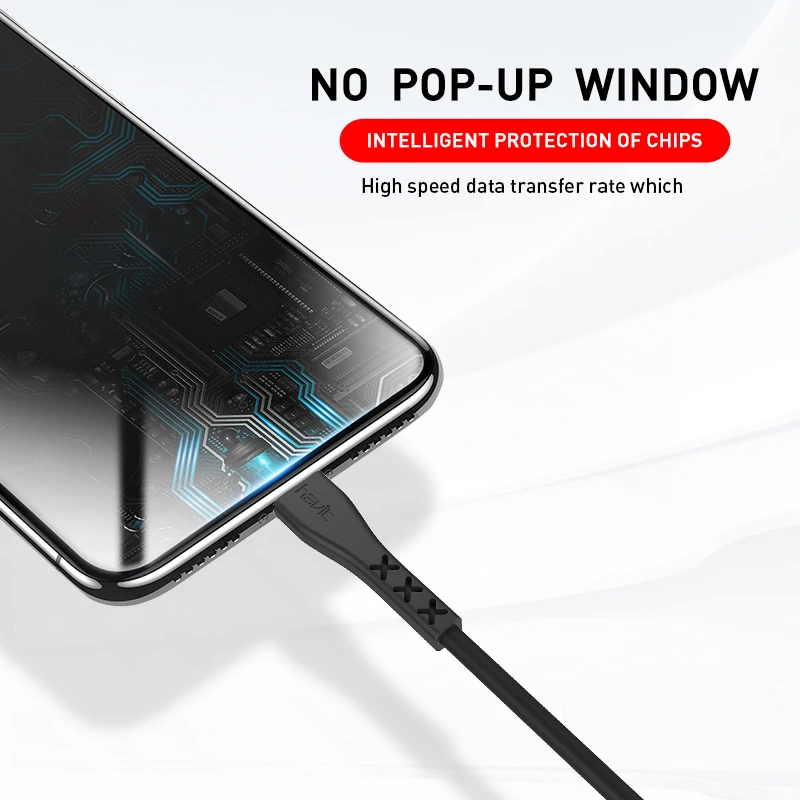 Кабель для зарядки Havit H68 с разъемом Type-C USB-кабель быстрой USB-C зарядное устройство