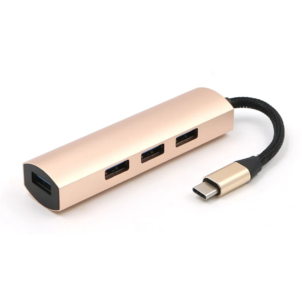 Type c до 4USB3. 0 алюминиевый сплав сплиттер адаптер прочный ноутбук жесткие диски