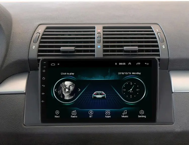 Android 4 ядра GPS навигации 9 &quotАвтомобильный DVD плеер для BMW E53 E39 5 серии/M5 1997 2003 Wi Fi 3G